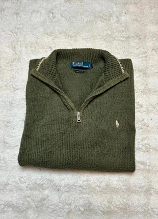 Sweat pull half 1/4 zip Ralph Lauren couleur vert logo jaune taille xl en tres bon état, marque: Ralph Lauren, état: Très bon état, taille: XL, 45,00 €, 47,95 € Protection acheteurs (Pro) incluse