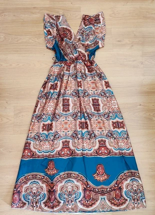 Vestido largo estampado, marque: Local, état: Très bon état, taille: M / 38 / 10, 15,00 €, 16,45 € Protection acheteurs incluse