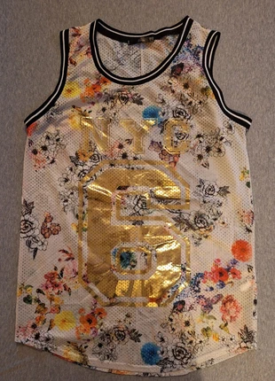 Maillot basket NYC floral tank top MIM - Femme taille M, brand: Mim, condition: Very good, size: M / 38 / 10, €7.50, €8.58 includes Buyer Protection