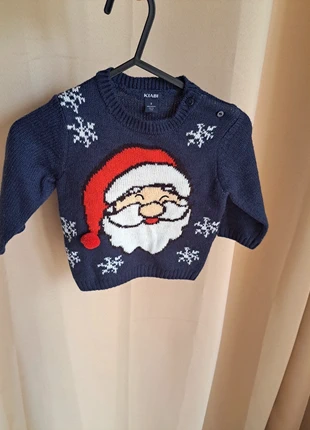 Pull d'hiver de Noël 3 mois kiabi, brand: Kiabi, condizioni: Ottime, taglia: 1-3 mesi / 56 cm, €4.00, €4.90 include la Protezione acquisti