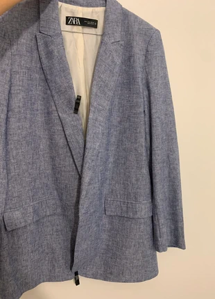 Blazer Zara Effetto Jeans S, brand: Zara, condizioni: Ottime, taglia: S / IT 40 / EU 36, €8.00, €9.10 include la Protezione acquisti