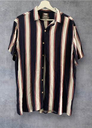 Camicia a righe Alcott uomo XL blu bianco rossa maniche corte, marque: Alcott, état: Très bon état, taille: XL, 3,00 €, 3,85 € Protection acheteurs incluse