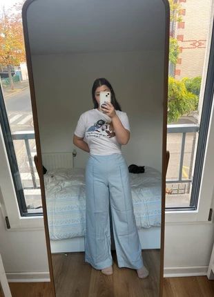 Pantalon jambe large bleu claire, marke: Cider, zustand: Neu, größe: XL / 42 / 14, 10,00 €, 11,20 € inklusive Vinted-Käuferschutz