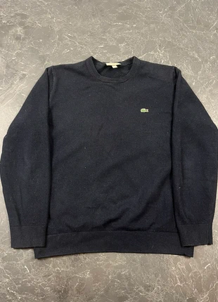 Pull Lacoste bleu marine (taille M en Europe), marque: Lacoste, état: Très bon état, taille: M, 35,00 €, 37,45 € Protection acheteurs incluse