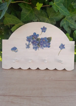 Support mural vintage en bois pour clés ou accessoires, marque: Vintage Love, état: Bon état, 5,00 €, 5,95 € Protection acheteurs incluse