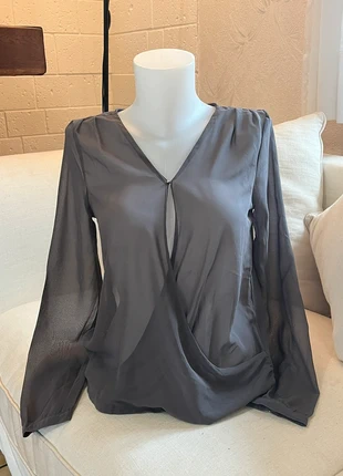 Chemisier drapé 🩶, brand: Stitch & Soul, condition: New with tags, size: S / 36 / 8, €6.00, €7.00 includes Buyer Protection