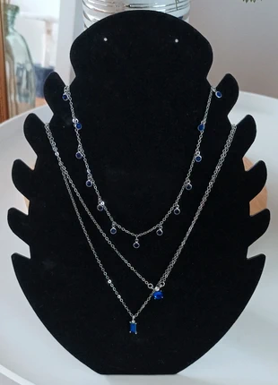 Collier neuf ensemble de colliers strass pendentifs casual tendance, merk: Tendance, staat: Nieuw met prijskaartje, € 6,00, € 7,00 inclusief Kopersbescherming