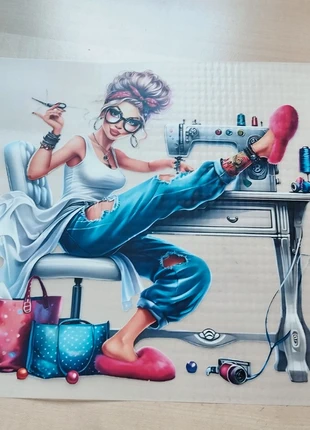 Tissu transfert thermocollant couture, marque: TISSU, état: Très bon état, 2,50 €, 3,33 € Protection acheteurs incluse