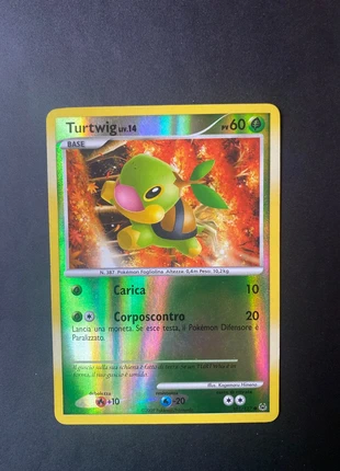 Turtwig liv.14 pokemon platino pl101 holo reverse, marke: Pokémon, zustand: Sehr gut, 3,50 €, 4,38 € inklusive Vinted-Käuferschutz