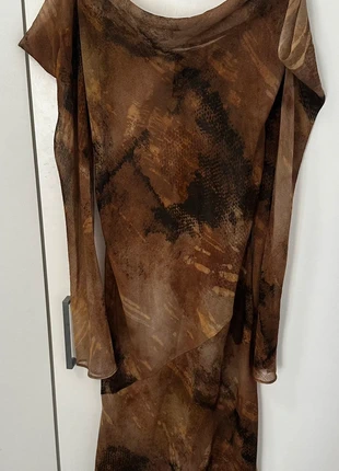 Mango brown dress, merk: Mango, staat: Nieuw zonder prijskaartje, maat: S / 36 / 8, € 31,00, € 33,25 inclusief Kopersbescherming