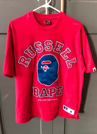Rare Bape X Russell Tee, brand: bape x Russell athletic, condition: Very good, size: M, £200.00, £210.70 includes Buyer Protection