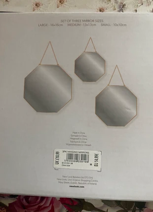 Octagonal mirror set new, brand: New Look, condition: New with tags, €8.00, €9.10 includes Buyer Protection