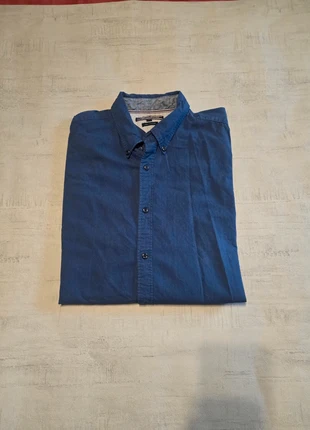 Chemise tommy hilfiger 100% coton logo brodé taille XL New York fit, brand: Tommy Hilfiger, condizioni: Ottime, taglia: XL, €35.00, €37.45 include la Protezione acquisti