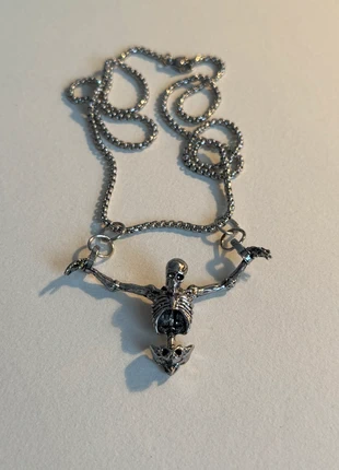 Collier squelette y2k opium vintage streetwear, brand: CHROME, condition: New without tags, €10.00, €11.20 includes Buyer Protection