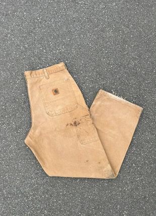 Pantalon carhartt B11 BRN single knee workwear baggy marron vintage - Taille 36x30, marque: Carhartt, état: Très bon état, taille: W36 | FR 46, 35,00 €, 37,45 € Protection acheteurs (Pro) incluse