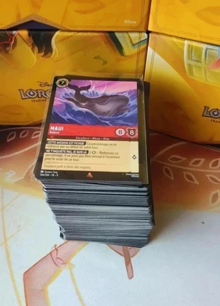 Lot de 500 cartes officielles Disney Lorcana françaises sans double, marke: Disney, zustand: Neu, 39,50 €, 42,18 € inklusive Vinted-Käuferschutz