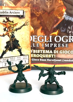 Miniature goblin arcieri HeroQuest orda degli ogre hero quest jeu hasbro, merk: Hasbro, staat: Nieuw zonder prijskaartje, € 7,00, € 8,05 inclusief Kopersbescherming