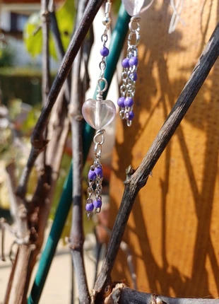 Boucles d'oreilles quartz, condition: Very good, €7.00, €8.05 includes Buyer Protection
