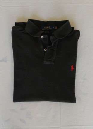 Polo Ralph Lauren Nera con logo Rosso, brand: Ralph Lauren, condizioni: Ottime, taglia: M, €15.00, €16.45 include la Protezione acquisti