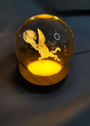 Night Crystal lamp USB Hercules Pegasus, marque: Pegasus, état: Neuf sans étiquette, 14,90 €, 16,35 € Protection acheteurs incluse