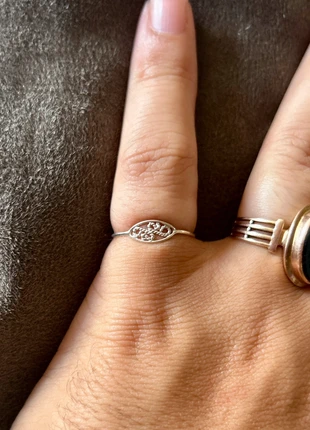 Bague filigranée en argent massif, marca: Argent, estado: Muito bom, tamanho: 17,7 mm Ø / 16, €8.95, €10.10 inclui Proteção do Comprador Pro
