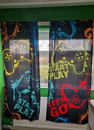 Gaming curtains, condition: Good, size: 150 cm - 199 cm, £1.50, £2.28 includes Buyer Protection