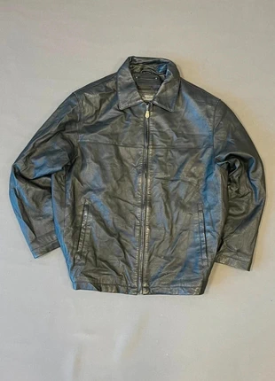 Vintage Black Leather Bomber Jacket – Heritage Meets Street 📴, marque: Vintage Dressing, état: Très bon état, taille: XL, 60,00 €, 63,70 € Protection acheteurs incluse