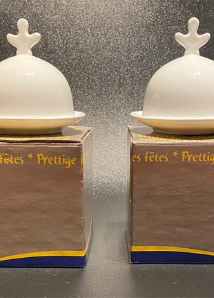 Jolies cloches en porcelaine S&P – édition “joyeuses fêtes”, merk: Salt and Pepper, staat: Nieuw met prijskaartje, € 12,00, € 13,30 inclusief Kopersbescherming
