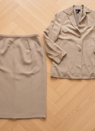 Ensemble tailleur jupe et veste vintage Épisode marron clair taille 40 excellent état, marca: Episode, estado: Muito bom, tamanho: L / 40 / 12, €9.99, €11.19 inclui Proteção do Comprador Pro