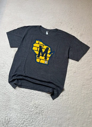 T-Shirt Tee MLB Vintage Y2K - Milwaukee Brewers USA - Gris - Taille M, marque: MLB, état: Très bon état, taille: M, 5,90 €, 6,90 € Protection acheteurs (Pro) incluse