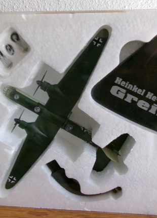 Atlas bombardiers et géants du ciel 1/144 Heinkel He-177 Greif, brand: Atlas, condition: Very good, size: Preemie, up to 44cm, €12.00, €13.30 includes Buyer Protection Pro