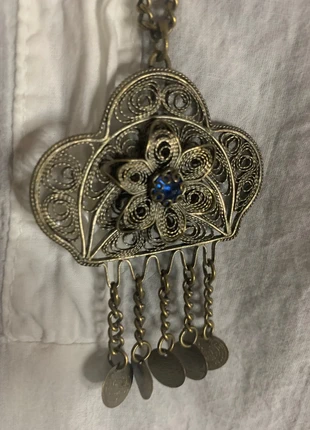 Ancien collier bohème pendentif filigrane avec pampilles années 70, brand: vintage-hippie, condition: Very good, €10.00, €11.20 includes Buyer Protection