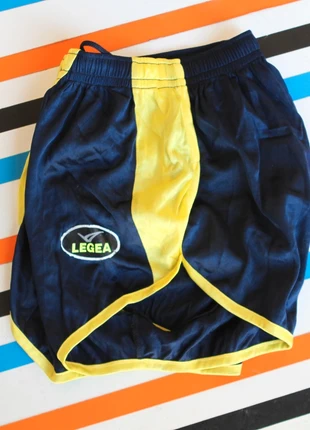 Legea Blue & Yellow Silky Sports Shorts Size Medium 999 B, brand: Vintage Sports Brands, condition: Very good, size: M / 10, £32.99, £35.34 includes Buyer Protection Pro