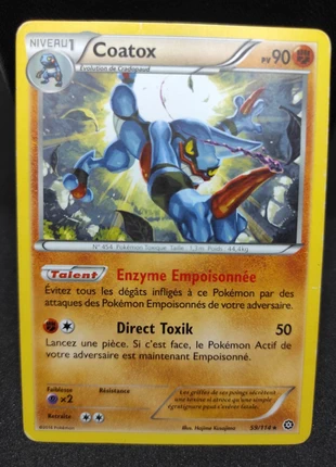 Coatox 59/114, brand: Pokémon, condition: Good, €1.00, €1.75 includes Buyer Protection