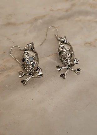 Orecchini Teschio Fluo - Ideali per Halloween, condizioni: Nuovo senza cartellino, €4.00, €4.90 include la Protezione acquisti