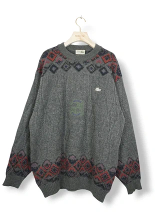 Jersey de lana Lacoste Vintage Gris - Hombre (L), marque: Lacoste, état: Très bon état, taille: L, 45,00 €, 47,95 € Protection acheteurs (Pro) incluse