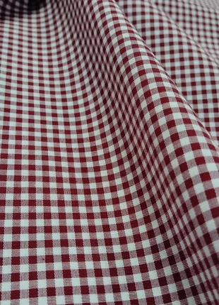 Tejido de algodón 100% - Cuadro Vichy Burdeos 0,3 cm, marca: Tela, estado: Nuevo con etiquetas, 8,50 €, 8,93 € Protección al comprador incluida