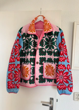 Colorful padded jacket, marque: korea, état: Neuf avec étiquette, taille: L / 40 / 12, 49,00 €, 52,15 € Protection acheteurs incluse