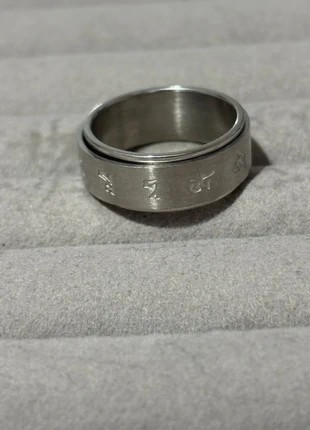 Stainless Steel Spinner Silver Ring, brand: Rings, condition: New without tags, size: 17.3 mm / N½, £1.00, £1.75 includes Buyer Protection Pro