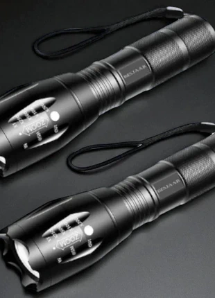 Besjaar Militaire LED Zaklamp – 2 Stuks – 2000 Lumen – IP65 – Zwart, merk: besjaar, staat: Nieuw met prijskaartje, € 19,99, € 21,69 inclusief Kopersbescherming Pro