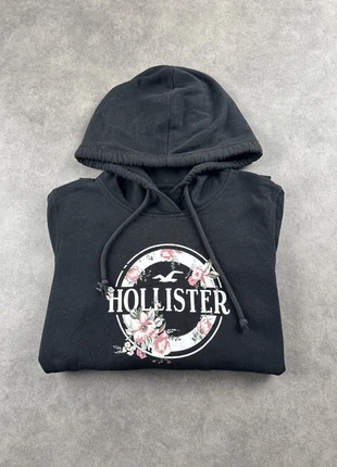 Sweatshirt à capuche noire taille M femme Hollister à fleurs hoodie 38 eu 10 uk - SWE0071, marca: Hollister, estado: Muito bom, tamanho: M / 38 / 10, €10.00, €11.20 inclui Proteção do Comprador Pro