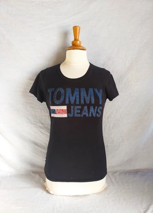 T-shirt Tommy Jeans femme taille 40, marca: Tommy Hilfiger, estado: Muito bom, tamanho: L / 40 / 12, €6.90, €7.95 inclui Proteção do Comprador