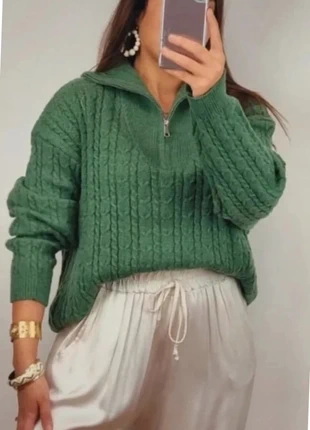 Magnifique pull camionneur vert stylé, brand: Boutique Parisienne, condizioni: Ottime, taglia: M / IT 42 / EU 38, €38.00, €40.60 include la Protezione acquisti Pro