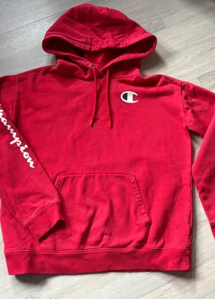 Sweat à capuche Champion rouge Taille S, marque: Champion, état: Bon état, taille: S, 4,00 €, 4,90 € Protection acheteurs incluse