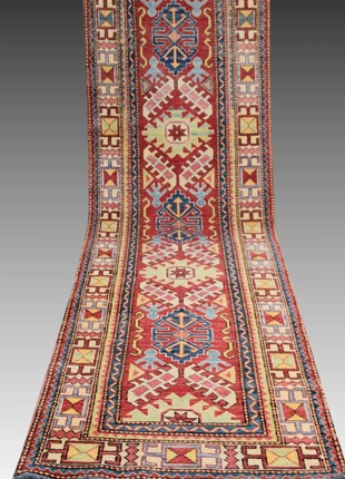 Tapis d'Orient Kazak Afghan : 3.09 x 0.80 Mètres, merk: Fait Main, staat: Heel goed, € 750,00, € 765,00 inclusief Kopersbescherming Pro