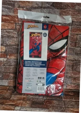 Serviette de plage/bain Marvel Spiderman – 70x140 cm – Microfibre – Neuve sous emballage, marke: Spiderman, zustand: Sehr gut, 6,90 €, 7,95 € beinhaltet Vinted-Käuferschutz Pro