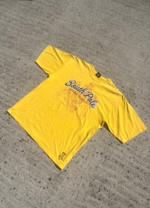 T-Shirt Southpole Yellow Baggy Vintage Y2K USA 1990s-2000s Embroidered Brodé, marque: Southpole, état: Très bon état, taille: XXL, 40,00 €, 42,70 € Protection acheteurs incluse