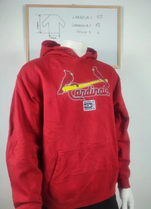 Sweat hoodie vintage/majestic st louis cardinal world séries 2006 -L, marca: Majestic, estado: Bom, tamanho: L, €15.00, €16.45 inclui Proteção do Comprador