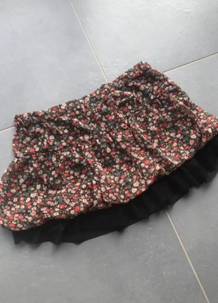 Jupe courte fleurie Jennyfer – Taille L – Doublée et volantée, marca: Jennyfer, estado: Muito bom, tamanho: L / 40 / 12, €8.00, €9.10 inclui Proteção do Comprador