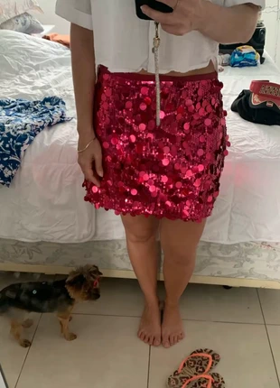 Jupe sequin/strass, marke: Aesthetic, zustand: Neu, größe: S / 36 / 8, 25,00 €, 26,95 € inklusive Vinted-Käuferschutz